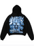 Lost Hills Hoodie - Yoga Skeleton - Black And Blue - LH20008