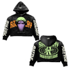 Rough Play Hoodie - Can't Feel My Face - Black And Lime