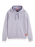 Scotch & Soda Hoodie - Badge - Lavender - 181707