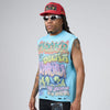 Duaa Tank Top - Wall Cutoff - Blue
