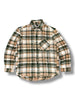 Roku Studio Shirt - Rhinestones Flannel - Forest Green - RK6481816