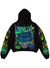 Lost Hills Hoodie - Enhance Your Mind  - Black And Lime - LH20010