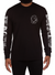 Billionaire Boys Club Shirt - BB Gouache Long Sleeve - Black - 831-9205