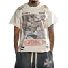 Krazy Ambitions T-Shirt - No Fucks Given - Cream