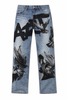 Armor Jeans - Doves Print Baggy - Lt Blue - RM204B