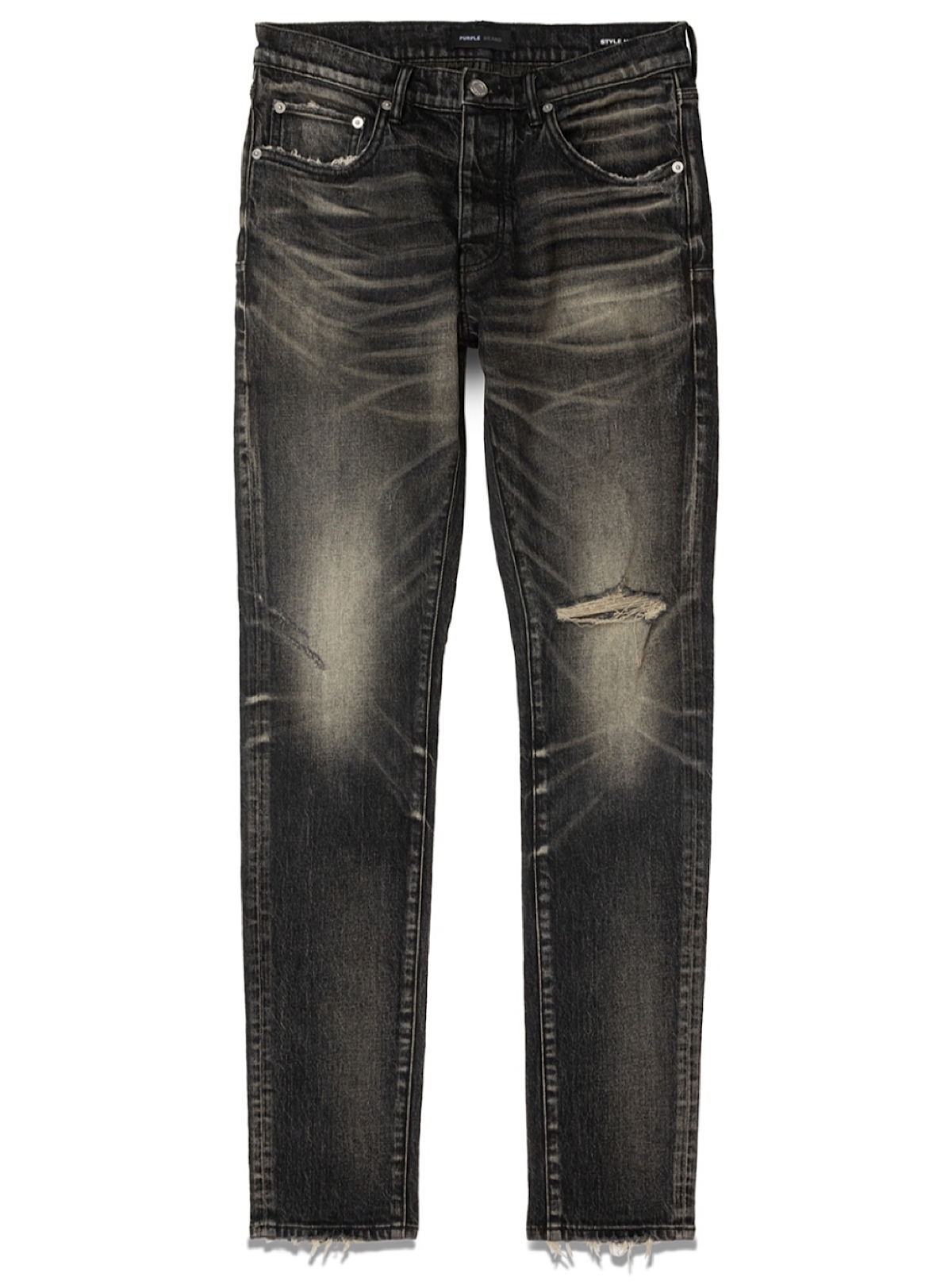 Purple-Brand Jeans - Faded Grey Distress - P001 – Vengeance78