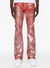 Purple-Brand Jeans - Silver Foil Flare - Fiery Red - P004-SFFR124