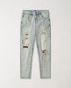 Reason Jeans - Skinny Ripped - Light Tan Blue - RCF6DM-591