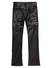 Purple-Brand Jeans - Patent Film Cargo Flare - Black - P004-PFBL124