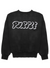 Purple-Brand Sweater - HWT Fleece Crewneck - Black Beauty Outline - P402-HBBO124