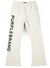 Purple-Brand Pants - HWT Fleece Flared - Coconut Milk Wordmark - P459-HCMW124