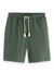 Scotch & Soda Shorts - Fave Striped Bermuda - Green - 181772