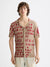 Scotch & Soda Polo T-Shirt - Jacquard Knitted - Taupe - 181714