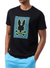 Psycho Bunny T-Shirt - Livington Graphic Tee - Black 001 - B6U247B2TS