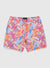 Psycho Bunny Shorts - Benton Aop Swim Trunk - Fuchsia Purple 655 - B6W319B2SW