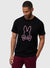 Psycho Bunny T-Shirt - Floyd Graphic Tee - Black 001 - B6U338B2TS