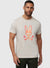 Psycho Bunny T-Shirt - Norwood Graphic Tee - Natural Linen 104  - B6U311B2TS