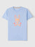 Psycho Bunny T-Shirt - Norwood Graphic Tee - Serenity 472 - B6U311B2TS