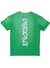 Purple-Brand T-Shirt - Textured Inside Out Tee Outlined Wordkmark -Fern Green - P101-JGWT423