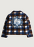 Embellish Jacket - Peace Fleece - Blue - embhol23-044