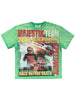 Majestik T-Shirt - Men's Garment Dyed Print - Green - TE2617