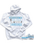 Commerce Hoodie - Language - White And Carolina Blue - CH81