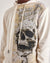 Majestik Hoodie - Men's K.I.M Rhine Stone Tapestry Cut & Sew - Egg Shell - FT2455