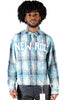 Kleep Shirt - Ashen Plaid - Blue - KW5320S