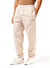 Lacoste Track Pants - Monogram Print - Beige And White - XH1621