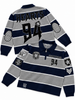 Shattered Hearts Shirt - Knitted Rugby - Blue