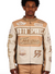 Majestik Jacket - Leather Moto Racing - Beige Brown - JJ2320