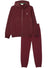 Lacoste Sweatsuit - Zip Up Solid Fleece - Bordeaux-bzd - SH9626