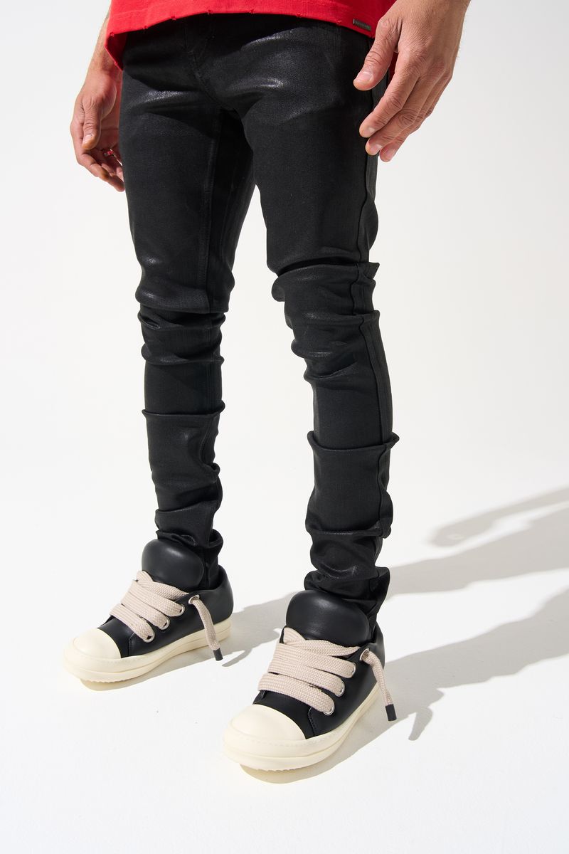 Serenede Jeans - Onyx - Coated Black - ONYX – Vengeance78