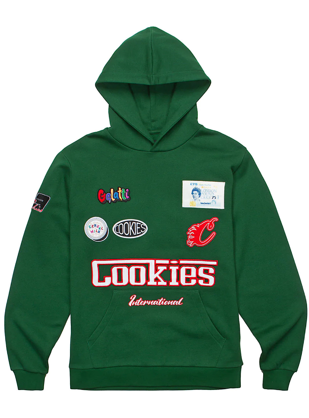 Cookies Hoodie Enzo Pullover Forest Green CM241HFC03