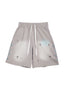 Forever Situated Shorts - Rhinestone Terry - Grey - Fsrssg