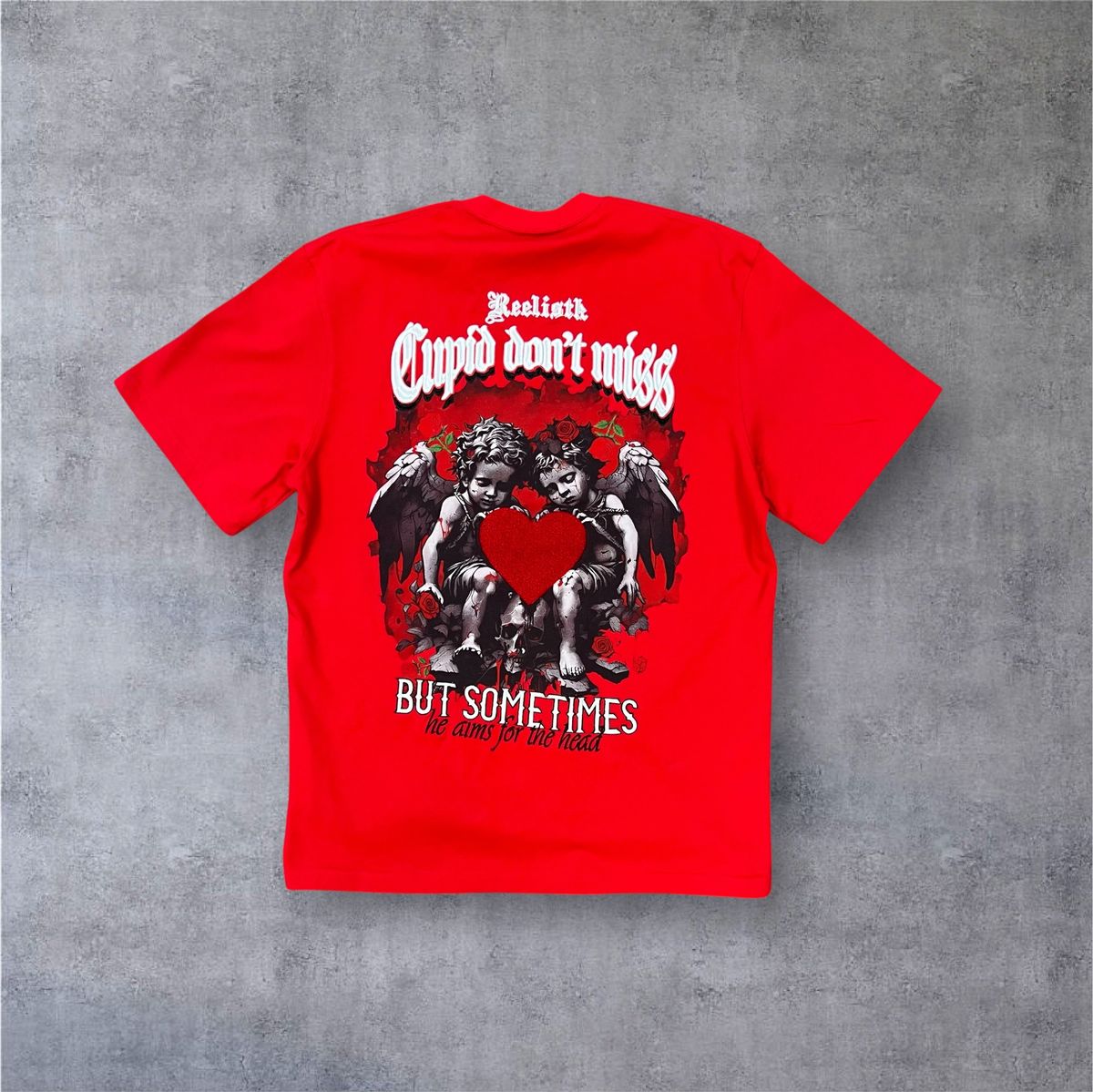 Reelistik T-Shirt - Red - RST 112 – Vengeance78