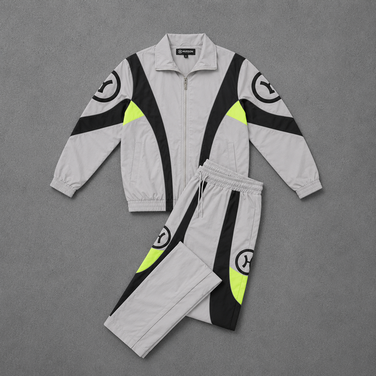 Hudson Track Set - H Nylon Set - Grey/Green - 701 – Vengeance78