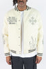 Rebel Minds Jacket - Dark Knights Varsity - Cream - 152-514