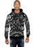 George V Hoodie - Mens Hoodie - BLACK  - GV-2662