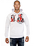 George V Hoodie - Mens Hoodie - WHITE - GV-2657