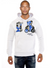 George V Hoodie - Mens Hoodie - WHITE - GV-2658