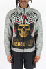 Rebel Minds Jacket - Skull Tapestry - Grey - 152-550
