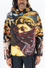 Rebel Minds Hoodie - Masked Angel Tapestry - Black - 152-350