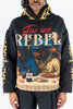 Rebel Minds Hoodie - Last Rebel Tapestry - Black - 152-352