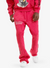 Copper Rivet Sweatpants - Heartless Stack Fleece - Red - 431585-RD-YYE6