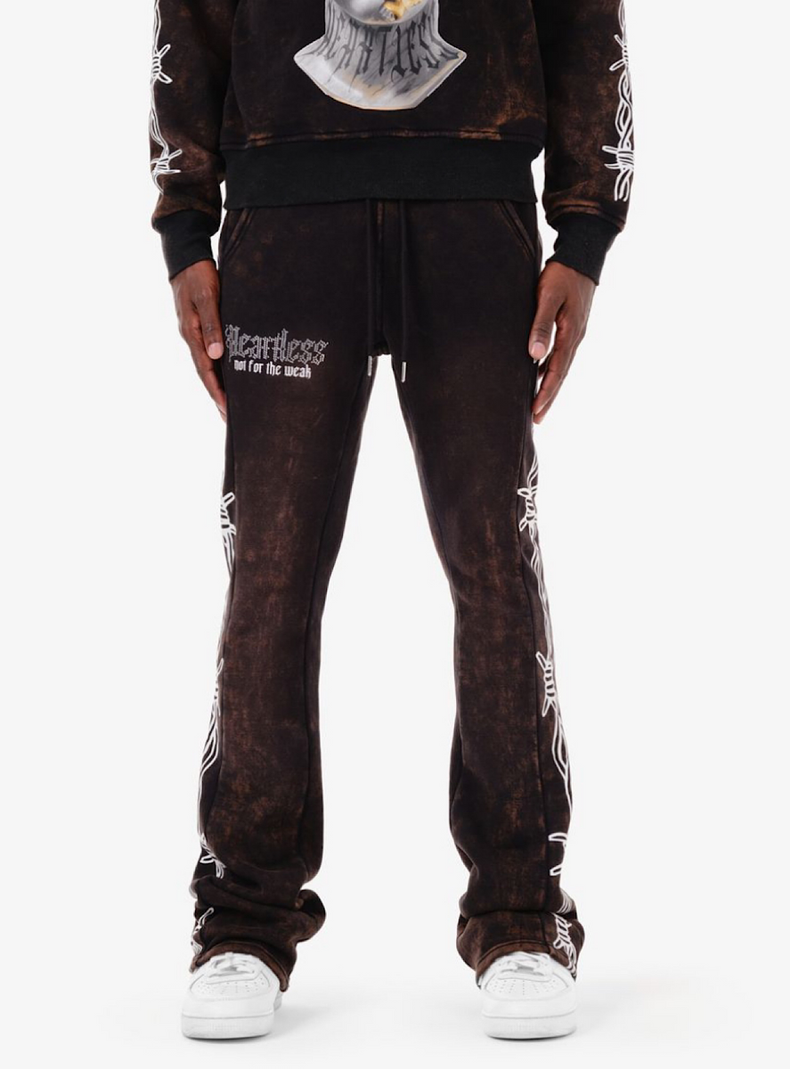 Copper Rivet Sweatpants - Heartless Stack Fleece - Black - 431585-BK-Y ...