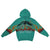 First Row Hoodie - Freedom Is Not Free Flame - Turquoise  - FRF2486A