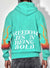 First Row Hoodie - Freedom Is Not Free Flame - Turquoise  - FRF2486A