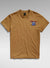G-Star T-Shirt - Vest Back - Dark Fawn - D24423