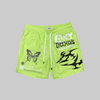 Highly UNDRTD Shorts - Anything Is PossibleShorts - Lime - US5209